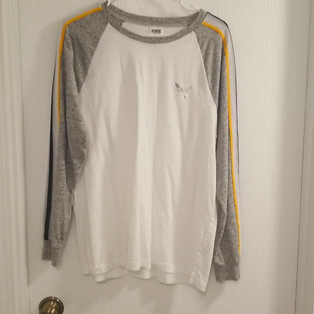 Pink Brand L/S worn size large
